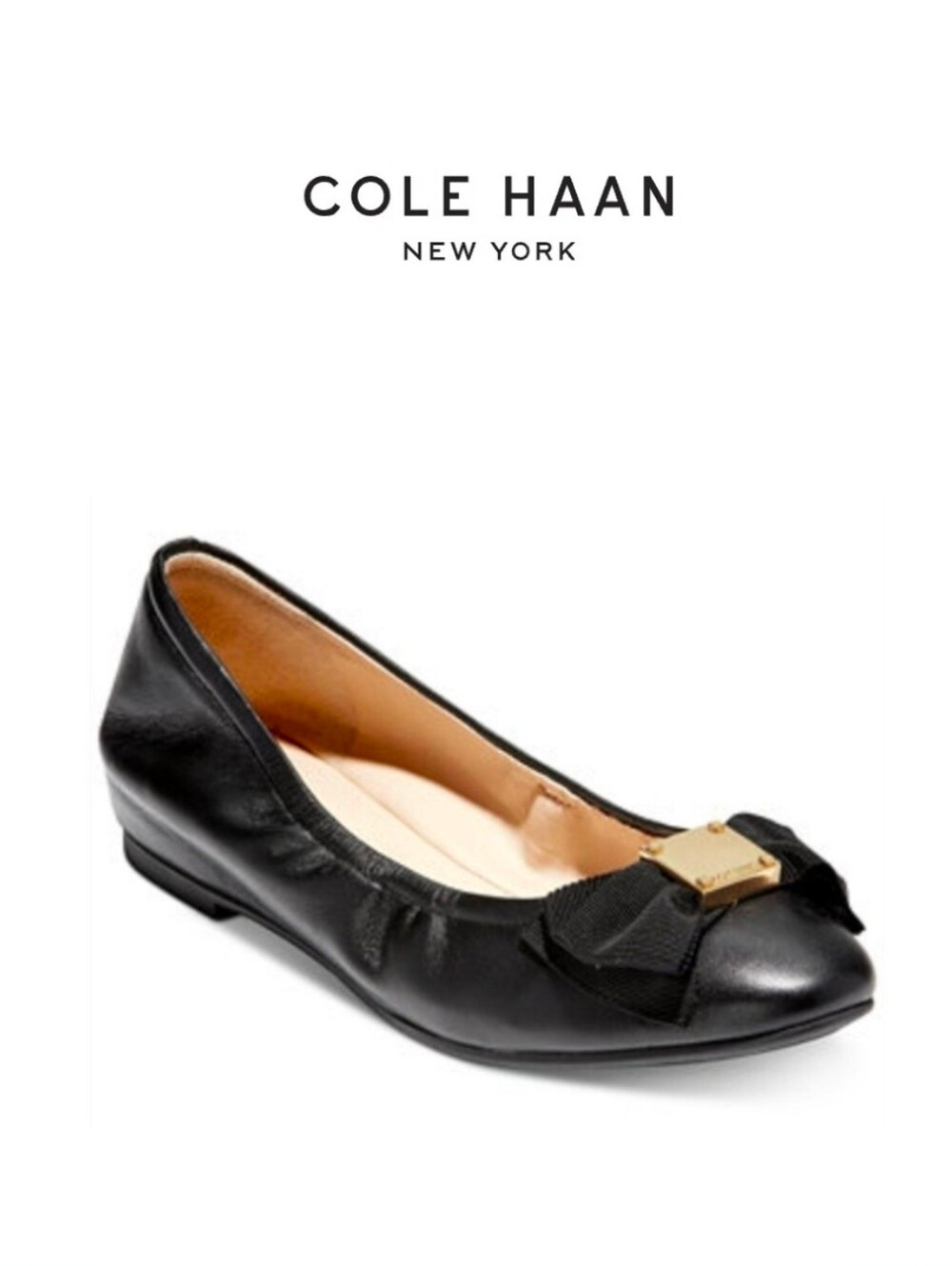 {Cole Haan} Black Tali Bow ballet flats Size 7.5